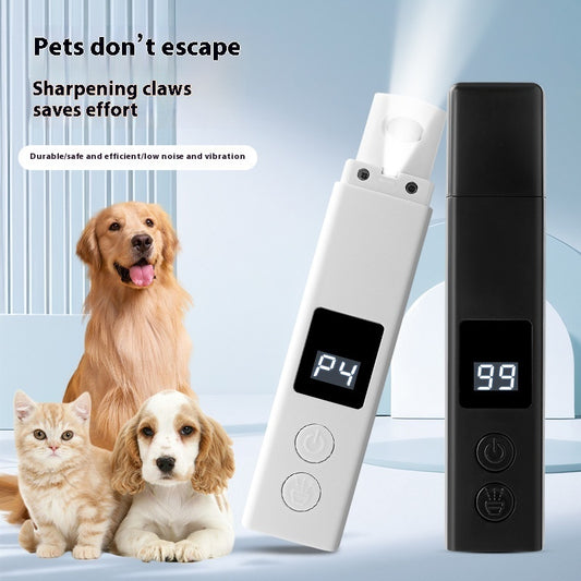 Electric Charging With Dust Cover With Light Pets Nail Piercing Device