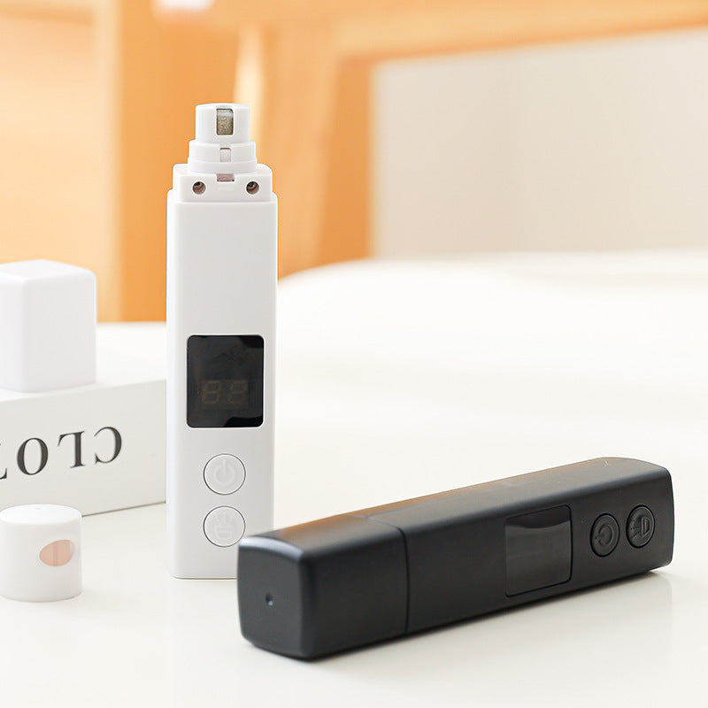 Electric Charging With Dust Cover With Light Pets Nail Piercing Device