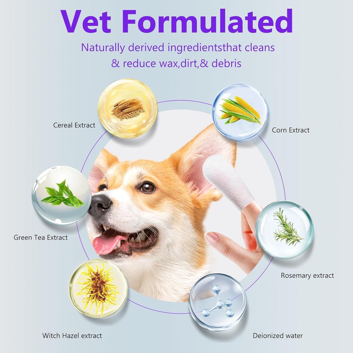 Universal Pet Steam Brush For Cats And Dogs 3-in-1 Spray Hair Removal Comb With Waterless Shampoo And Ear Towel,Tiktok, Amazon, Walmart Banned
